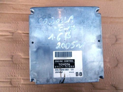 Toyota corolla engine control module - 3zz fe 8966102b80 / 89661-02b80