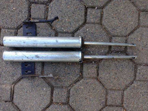 1967 mustang convertible manual top holddown clamps &amp; spring assist cylinders