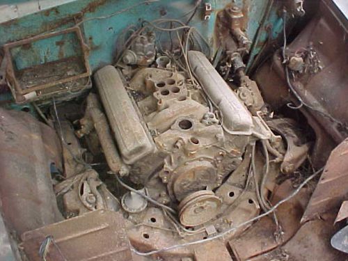 1956 56 parts car engine motor 265 small block chevy passenger corvette sb 55 57