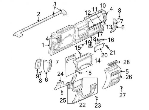 Chrysler oem jeep dashboard air vent 5fs10dx9 image 5