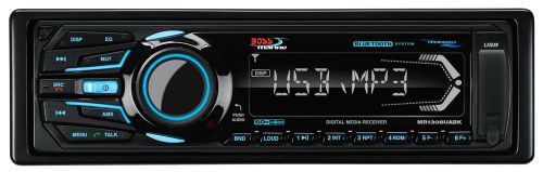 New boss mr1308uabk marine boat 1 din mechless mp3 am/fm bluetooth stereo player