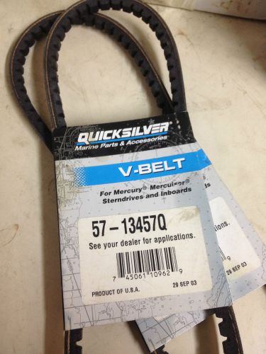 Pair quicksilver v-belt 57-13457q