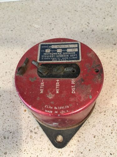 Vintage stewart warner sw tachometer sending unit