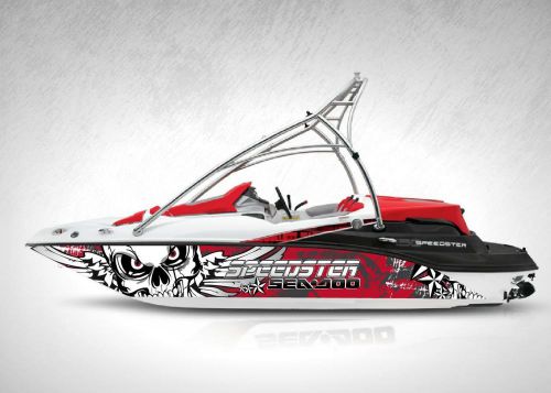 Ng graphic kit decal boat sportster sea doo speedster sport wrap dark water