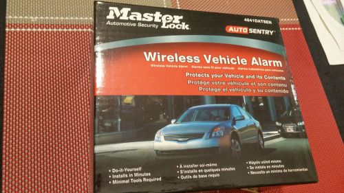 Master lock auto sentry wireless vehicle alarm (model# 4841datsen)