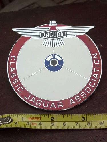 Classic jaguar association cloisonne auto emblem. vintage original,new old stock