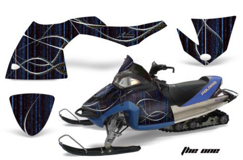 Amr polaris fusion sled graphics sticker wrap kit 05-07