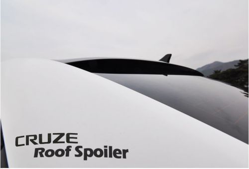 Roof glass  spoiler painted in black color for chevrolet holden cruze 2008-2014