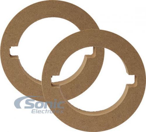 Audiopipe ring-3720 universal 4.33&#034; x 2.91&#034; mdf tweeter rings