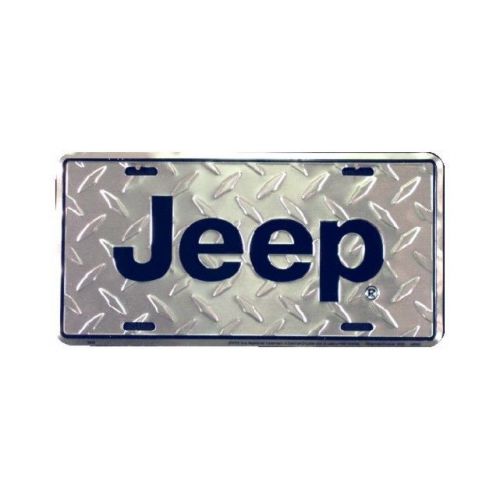 Jeep diamond license plate