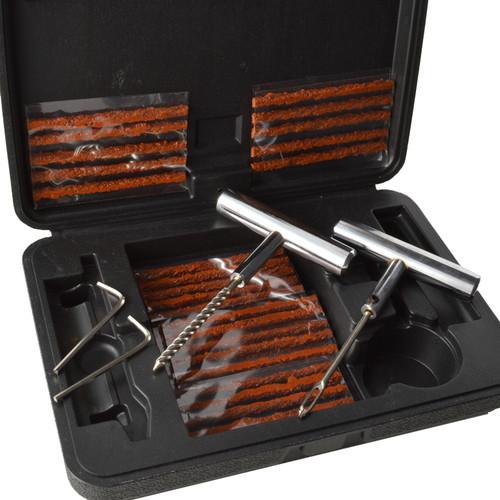 44PC DIY FIX FLAT TIRE REPAIR KIT CAR TRUCK MOTORCYCLE AT HOME PLUG PATCH TIRES, US $23.50, image 2