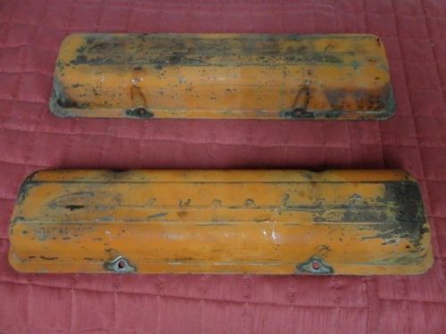 1955 1956 1957 1958 chevrolet script valve covers straight pattern 265 283 chevy