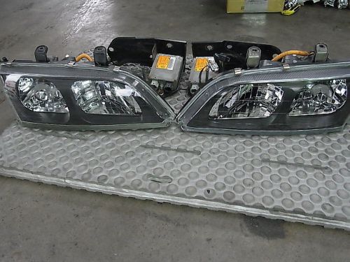 Nissan primera p11  hid black  head lights