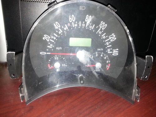 Volkswagen beetle speedometer (cluster), mph, 2.0l, mt 98