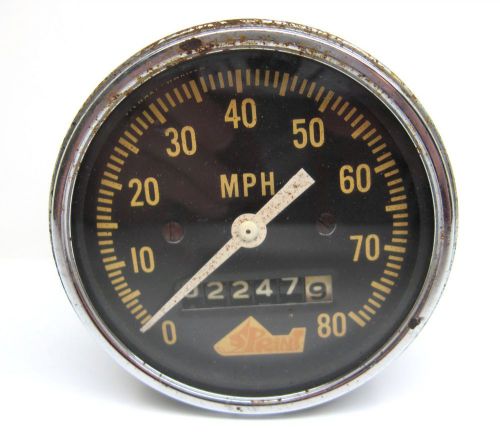 Rare vintage bolens sprint snowmobile speedometer  mph gauge