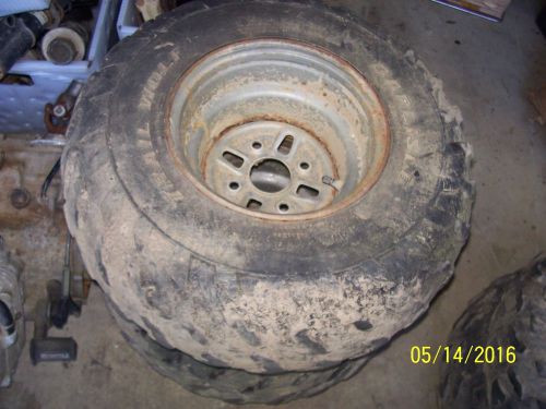 Oem factory 99-04 yamaha yfm250 yfm 250 beartracker 2x4 rear wheels rims