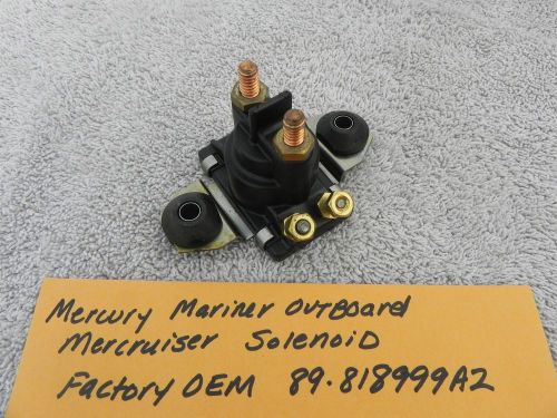 Mercury mariner mercruiser factory oem solenoid p# 89-818999a2