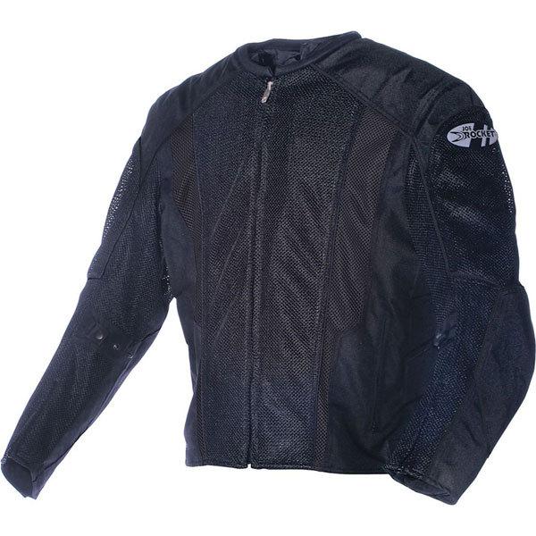 Black/black m joe rocket phoenix 5.0 vented textile jacket