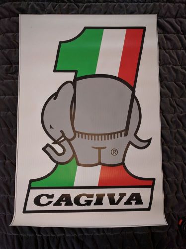 Cagiva ducati banner 24"1/8 x 36"