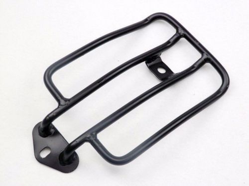 Black solo luggage rear fender rack short for 2004 &amp; up harley sportster xl