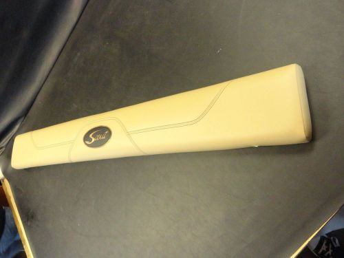 Scout 320 lxf aft back bolster cushion beige 48 1/4" x 6 3/8" marine boat