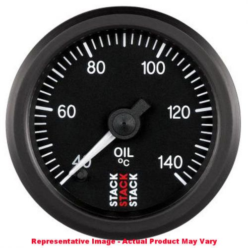 Stack st3309 analog gauge w/ pro stepper motor black 2.0625&#034; (52.4mm) range: 40