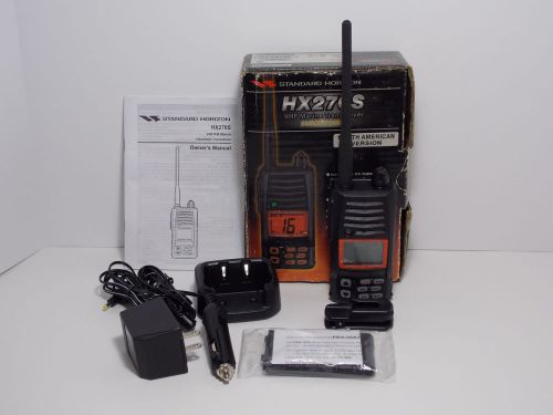 Standard horizon handheld vhf marine transceiver radio waterproof hx270s in box
