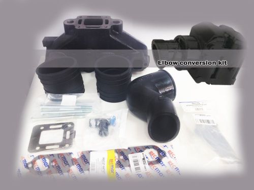 Mercruiser v6 one piece exhaust manifold conversion 807293a 2 807294a 3