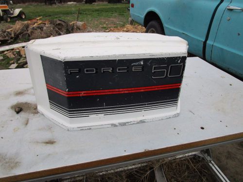 Force 50 outboard motor cover cowl cowling lqqk!