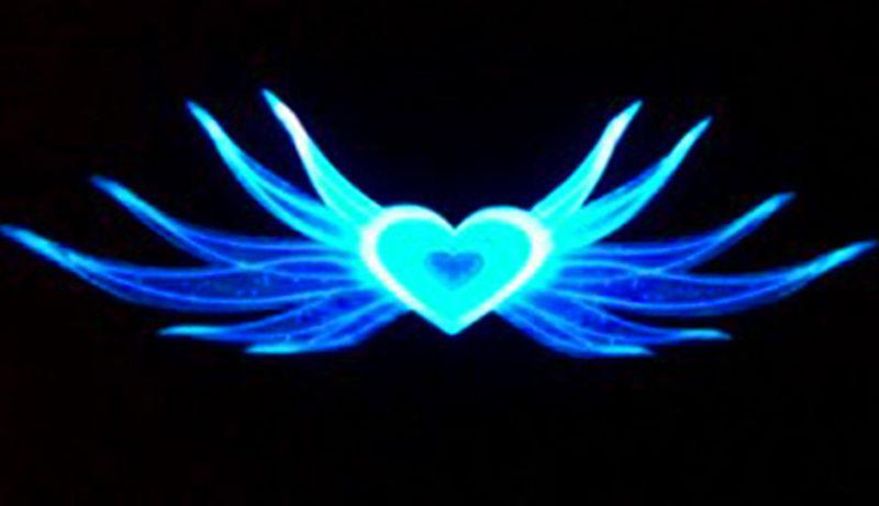 90x25cm high quality equalizer sound active flashing el car sticker love bule