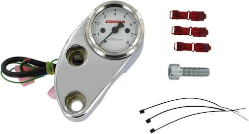Cobra 01-1963 billet tachometer chrome kawasaki vn900/vn2000