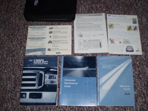 2005 ford f250 350 450 550 super duty truck owners manual books guide case all