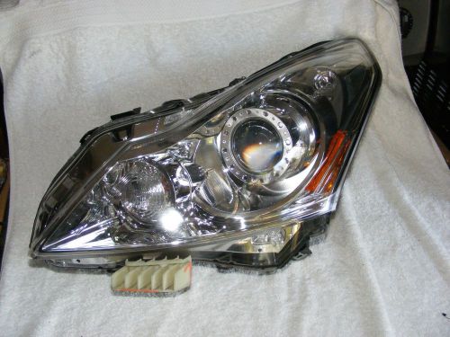 Infinity g37 sedan left hid headlight oem 11-13 models complete