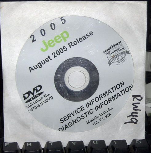 2005 jeep liberty factory shop service repair manuals dvd 2.8l crd diesel &amp; gas