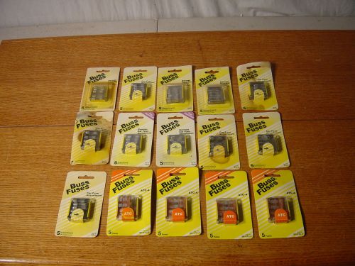 Buss fuses. 11 packs of cat# kg-5  &amp; 4 packs of bp/atc-4
