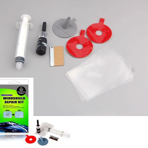 Car Auto Windscreen Windshield Repair Tool DIY Kit Glass For Chip & Crack Set, image 1