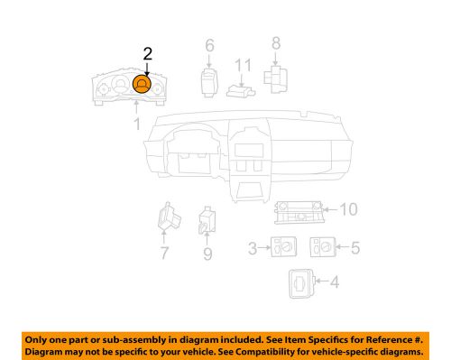Chrysler oem cluster switches-lens 68030978aa