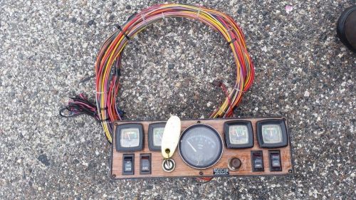 Volvo penta aq120b 270 1980 16' dash &amp; wiring harness with key