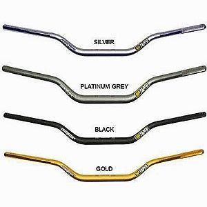 Pro taper handlebars contour yamaha raptor 660 700 silver 1 1/8 bars 2006-2016
