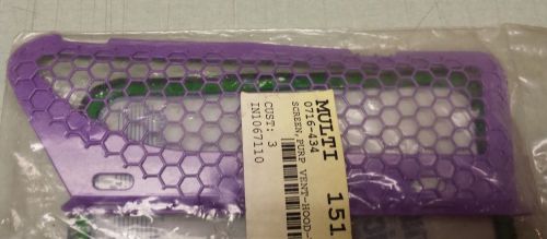 Oem arctic cat snowmobile purple hood vent screen lower rh 0716-434 *new*