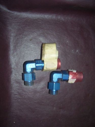 Earl's 849094 #6-9/16-24 holley,barry grant float bowl inlets 90 deg hose ends