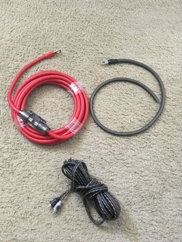Rockford fosgate rfk4x 4 awg amp installation cables(power, ground and rca&#039;s)