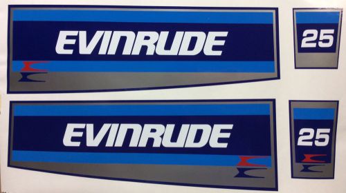 Evinrude hood decals 20/35 hp