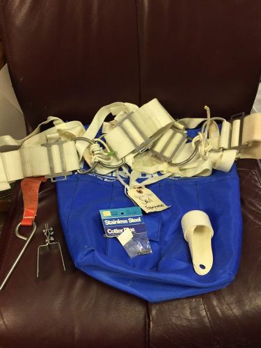 Marine-boating-sailing-safety harness-jim buoy-6' 1/2" braided tether, lot