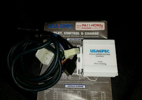 Ipod to honda/acura interface usa spec pa11-hon2y
