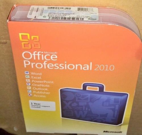 New micros0ft 0ffice professional 2010 full retail version *instal on 3 pcs*