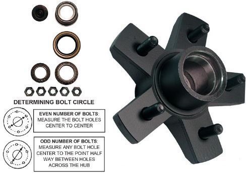 Dexter trailer hub - 5 on 5" hub. #550x