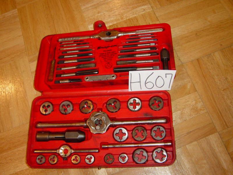SNAP ON TOOLS 41 PIECE SAE. TAP AND DIE SET TD2425, US $119.99, image 6