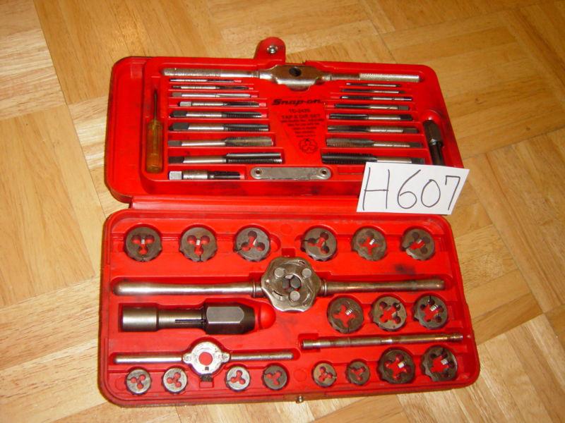 SNAP ON TOOLS 41 PIECE SAE. TAP AND DIE SET TD2425, US $119.99, image 9