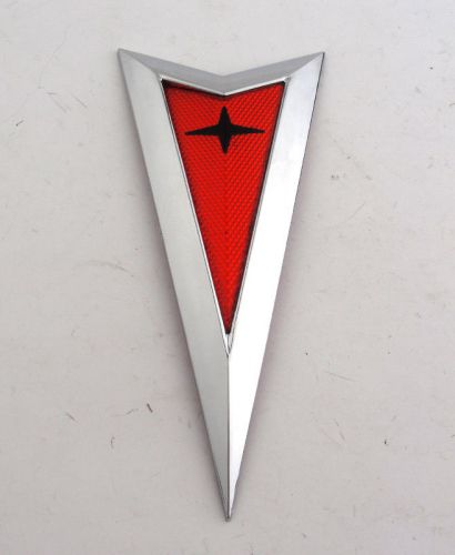2008 2009 pontiac g8 gt gxp rear arrow emblem trunk 08-09 chrome arrowhead